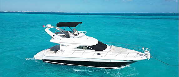 Cancun Luxury Yacht 40 ft (6 hrs)
